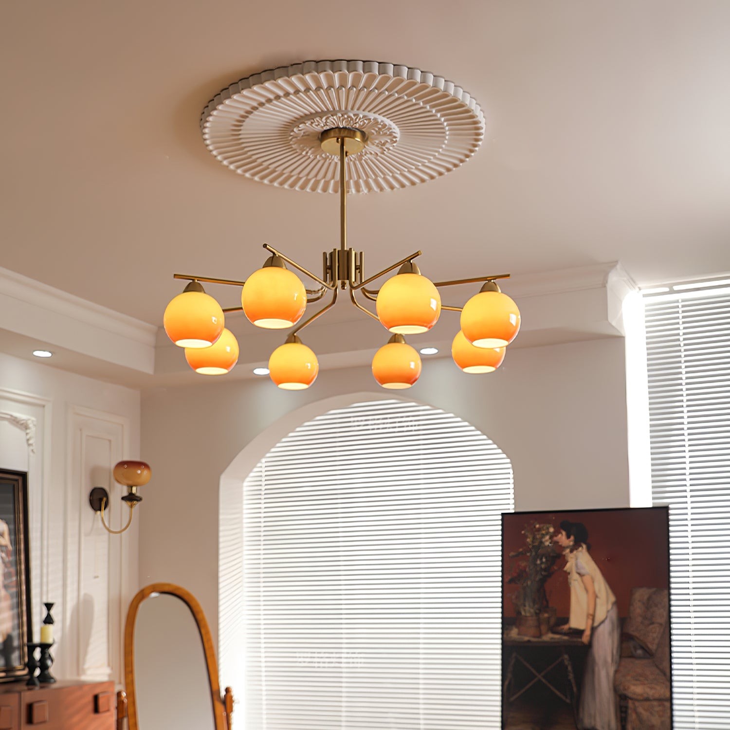 Creative Caramel Spherical Pendant Lamp M466