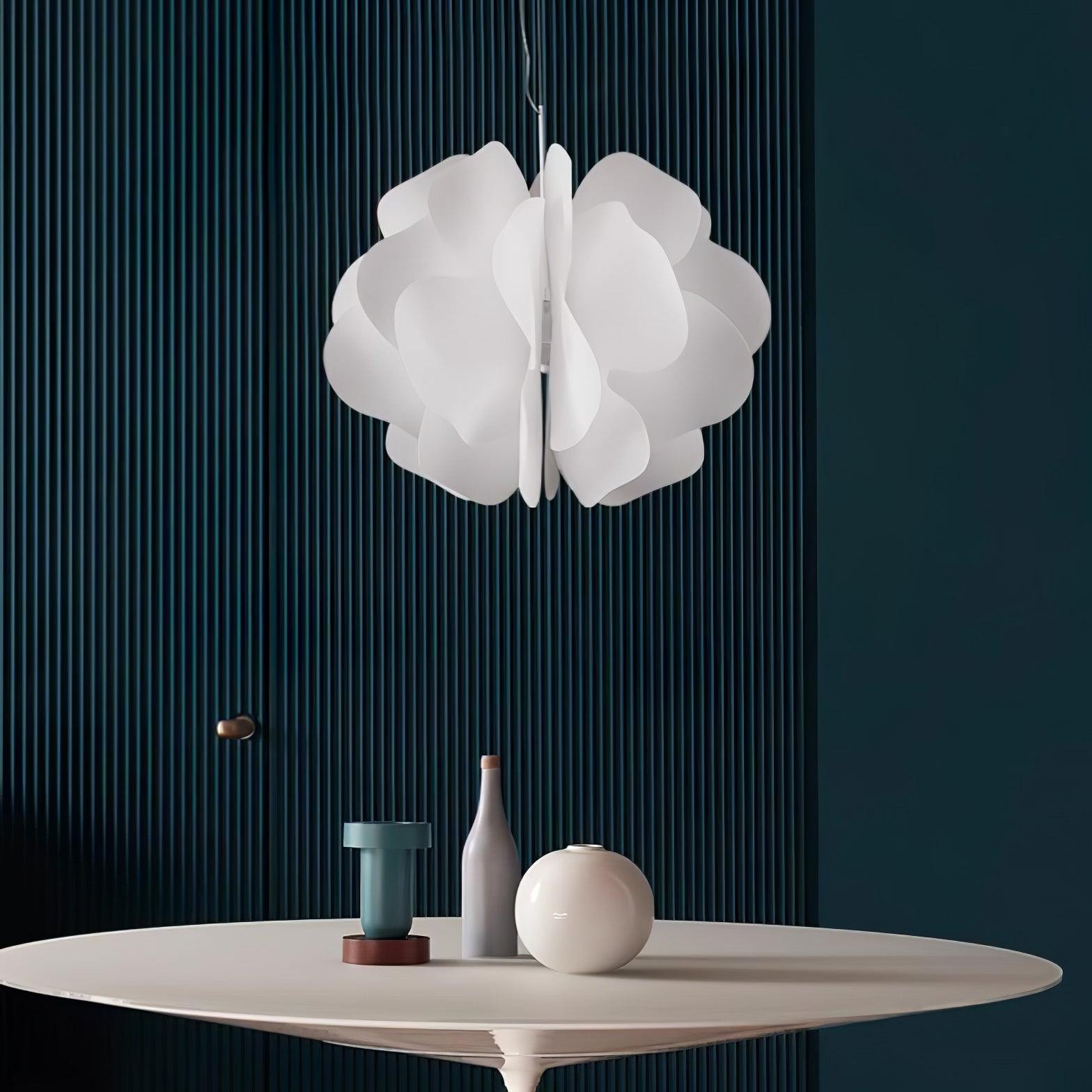 Modern Plastic Flower Design Pendant Lamp M527