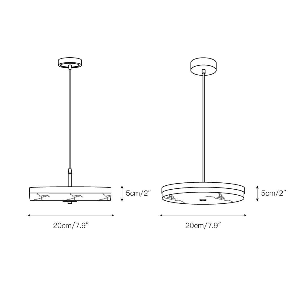 Wyatt Alabaster Pendant Light T1651