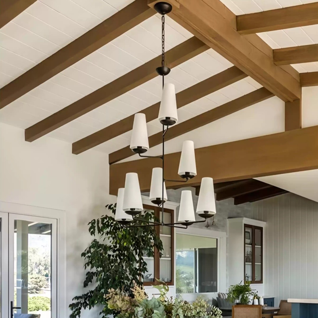 Luxe Vertical Pendant Light – Contemporary Design for Living Room T101