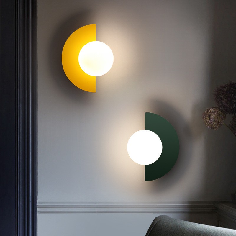 Colourful Ambient Wall Sconce - Decorative Indoor Light Fixture S149
