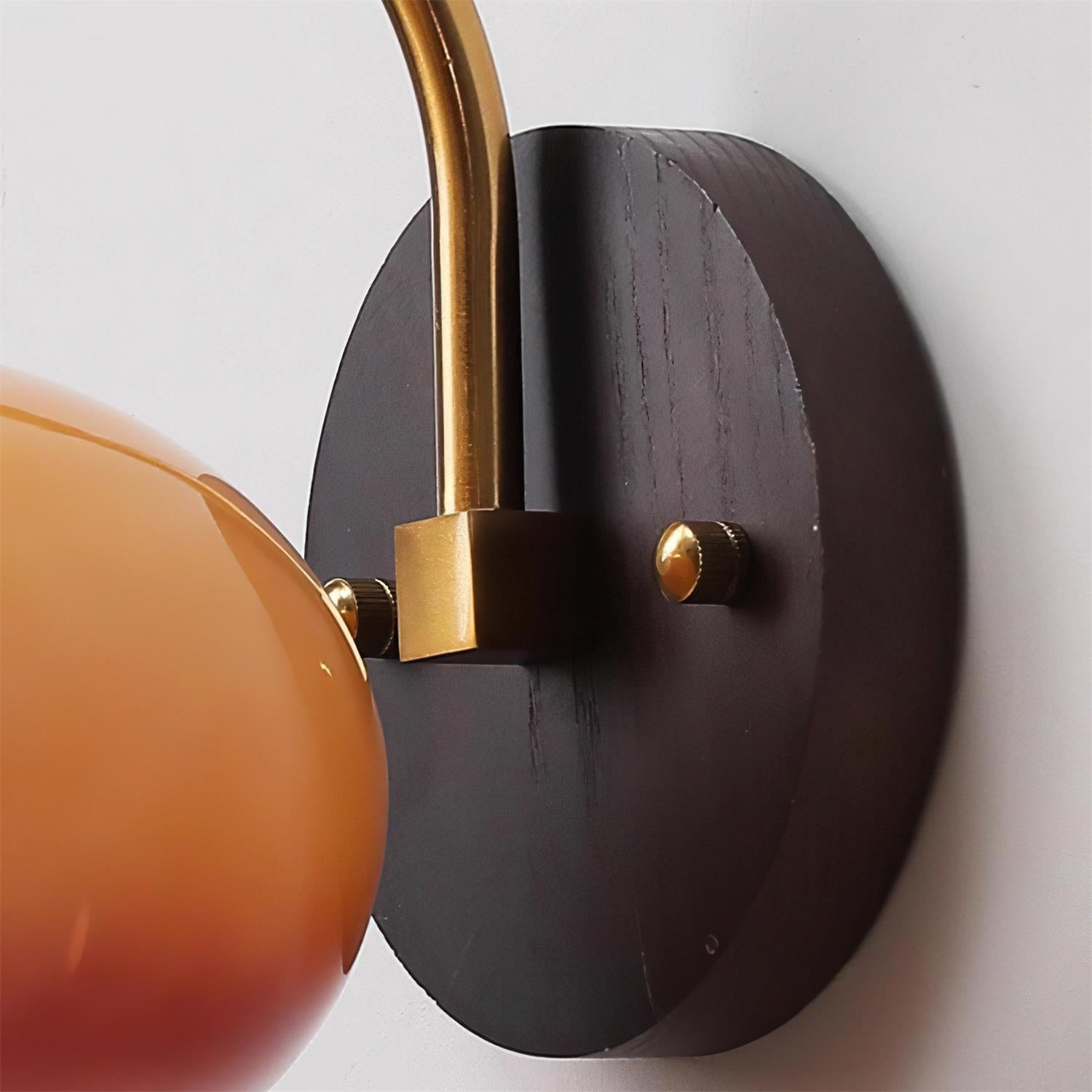 Cream Style Persimmon Wall Lamp P046