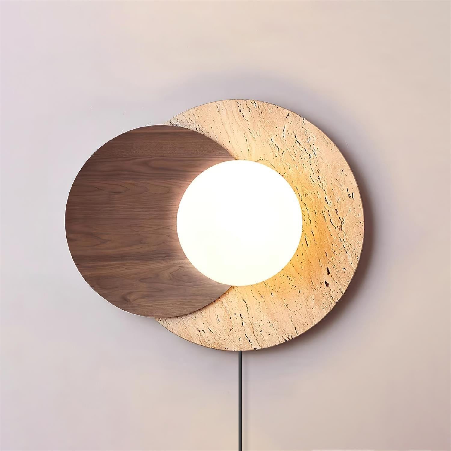 Wabi-sabi Eclipse Plug-In Wall Lamp M439