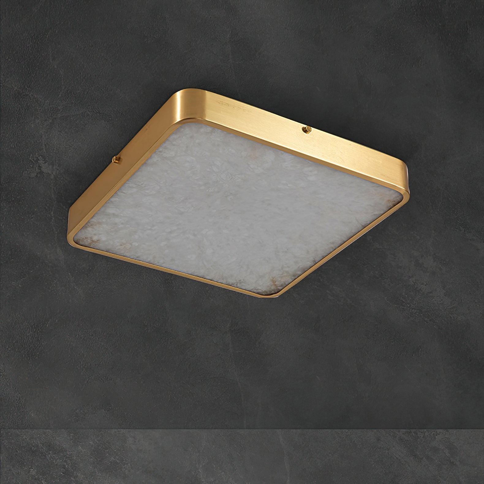 Geometric Alabaster Recessed Ceiling Light T1655