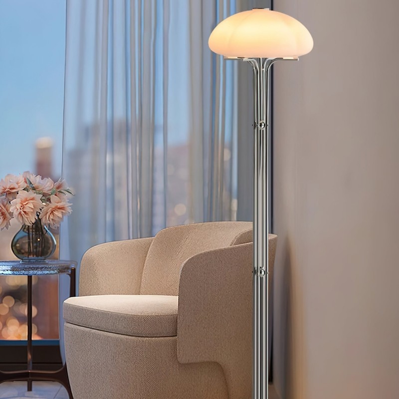 Pumpkin Glass Floor Lamp M176