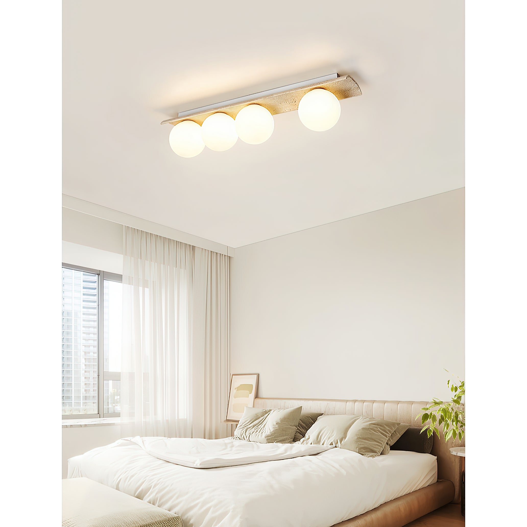 Bianca Globe Ceiling Lamp T1913