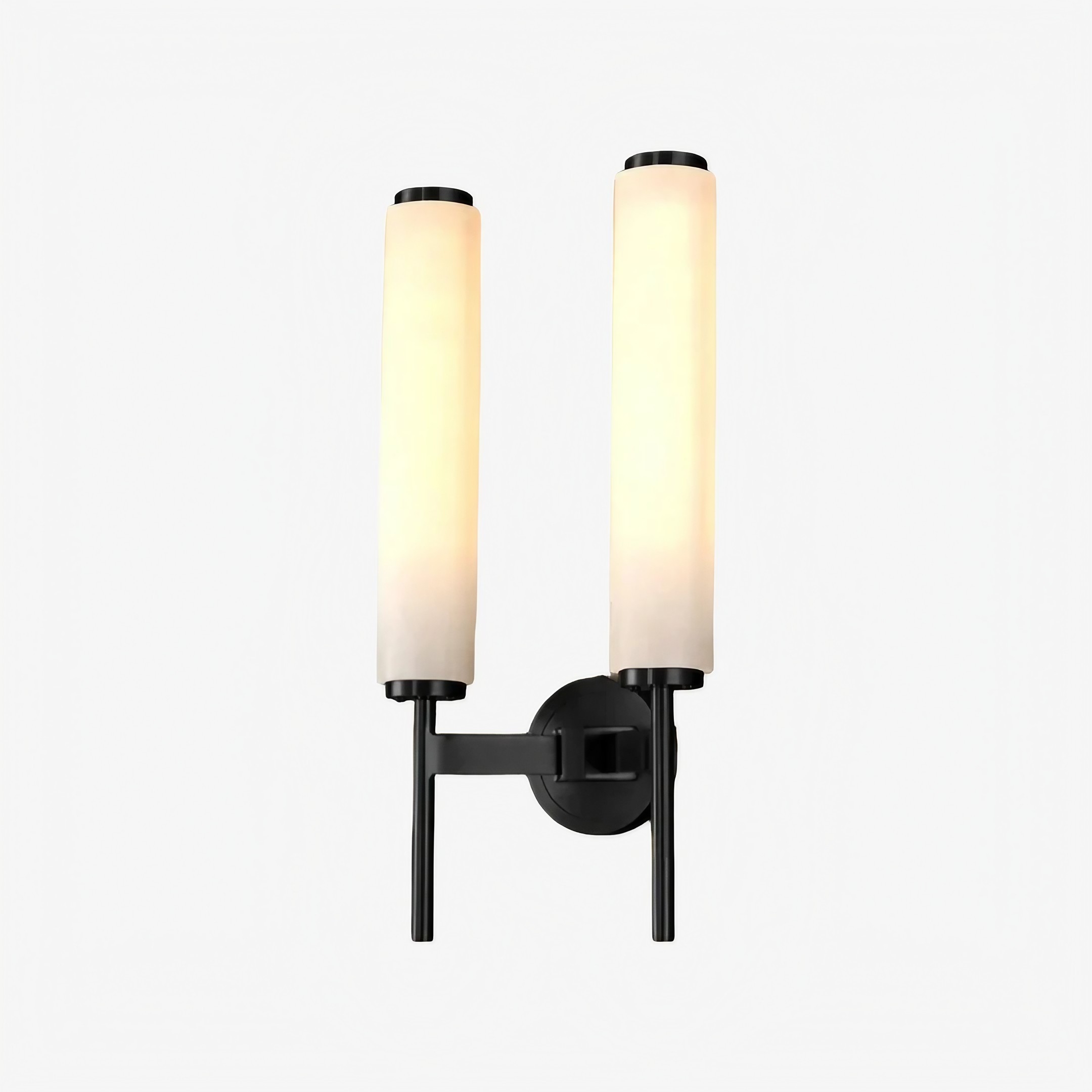 Solaryx Modern Alabaster Wall Sconce - Sculptural Living Room Mounted Light T1137
