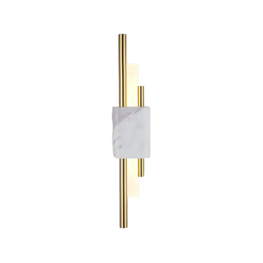 Refined Radiance Marble Accents Wall Light T2011
