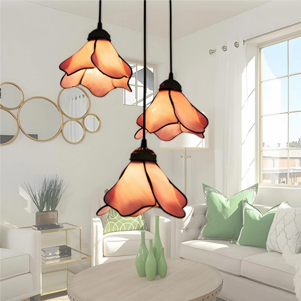 Tiffany Style Flower Glass Pendant Lamp S82