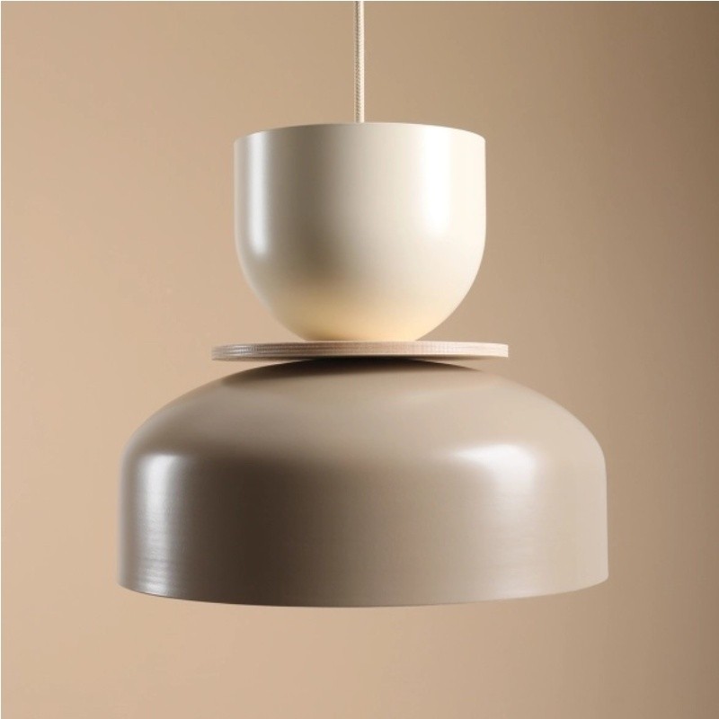 Modern Dual‑Shade Pendant Lamp With Scandinavian Style S227
