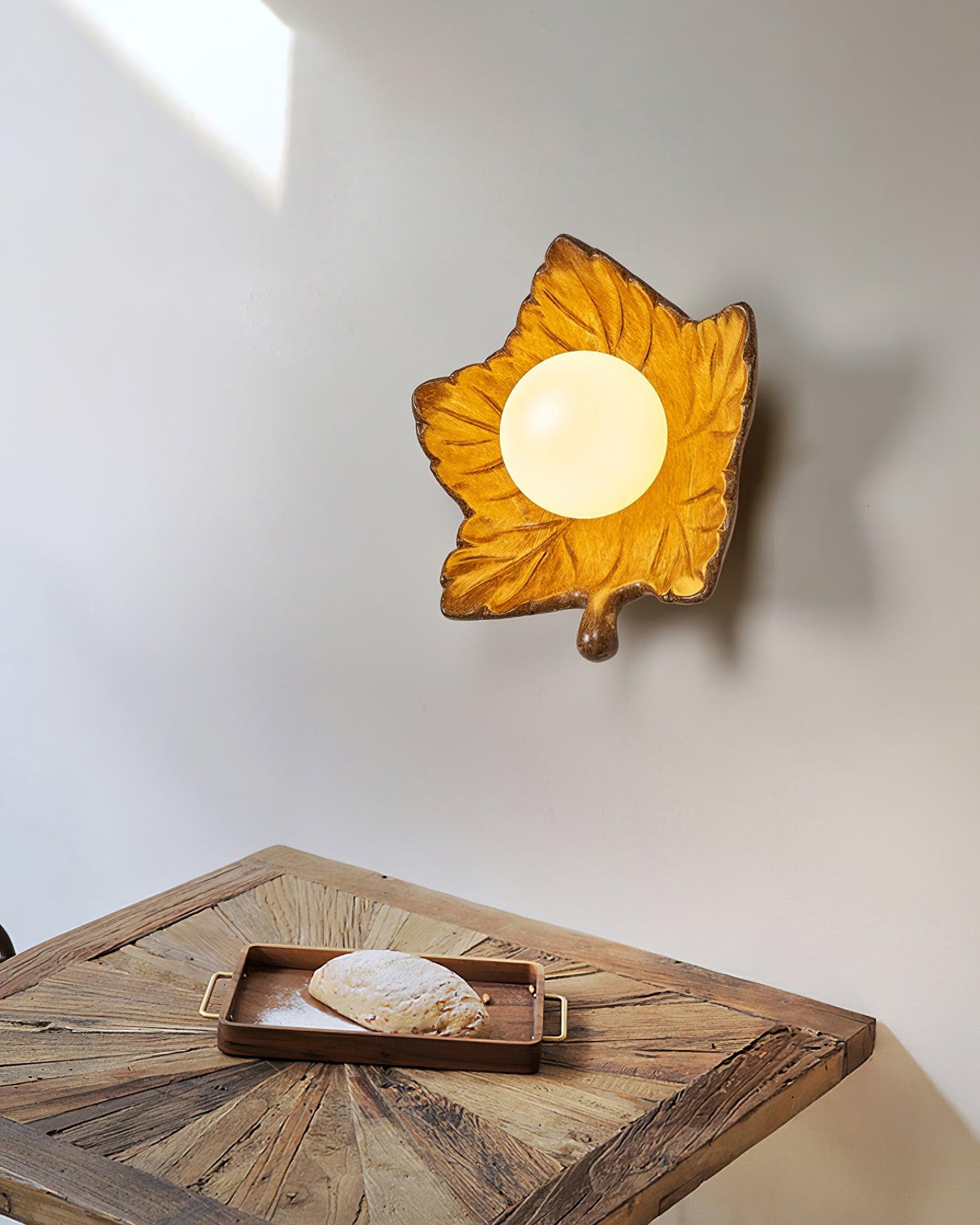 Maple Leaf Wall Light M262