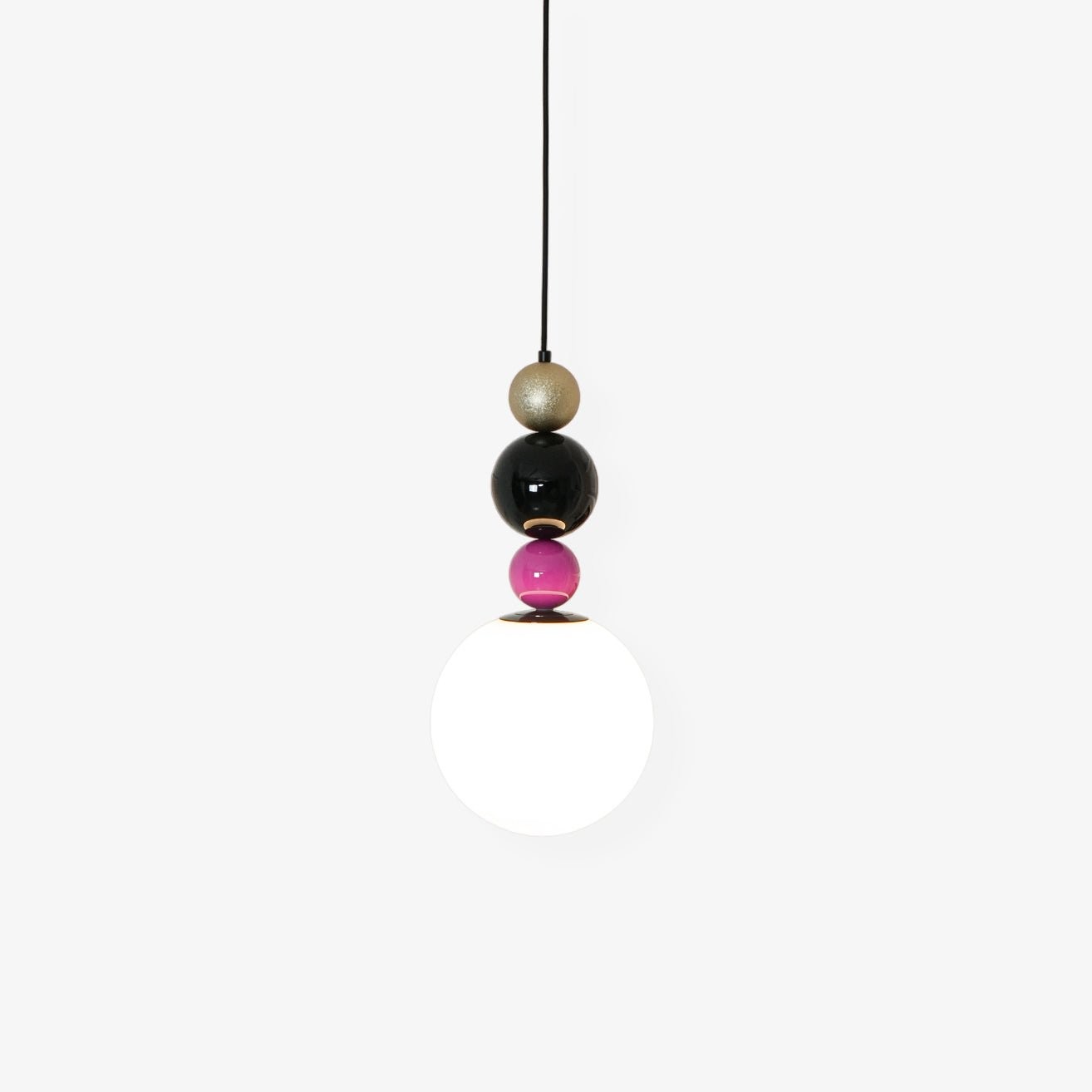 Round Balls Stacking Pink Pendant Lamp M418