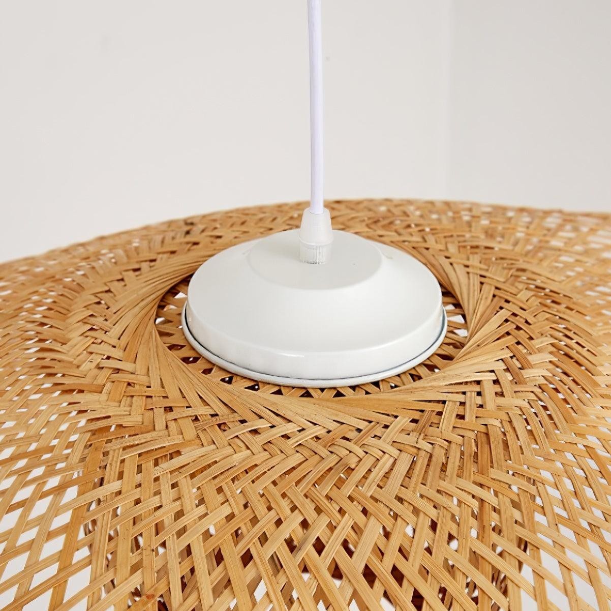 Bamboo Lotus Leaf Pendant Lamp P004