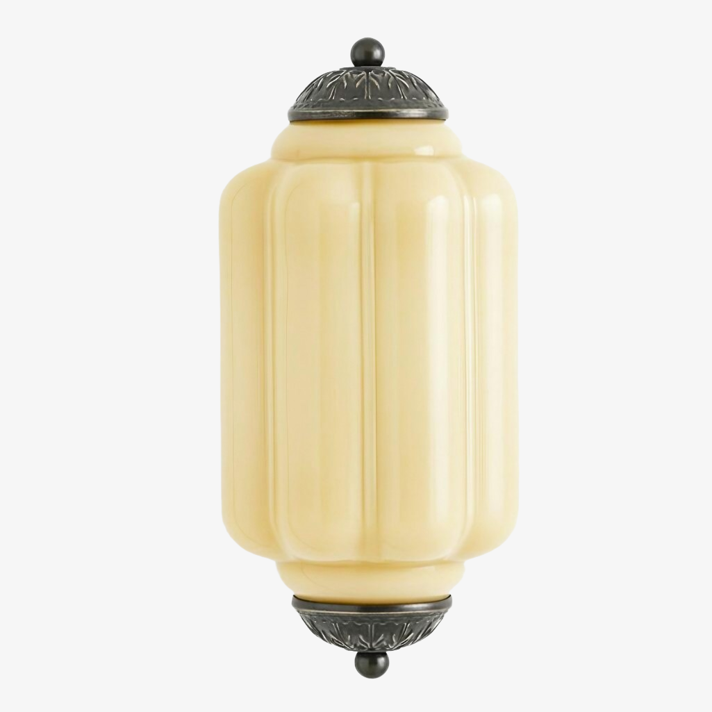 Eloise Elegant Glass Wall Sconce - Vintage Lighting for Bedroom T290