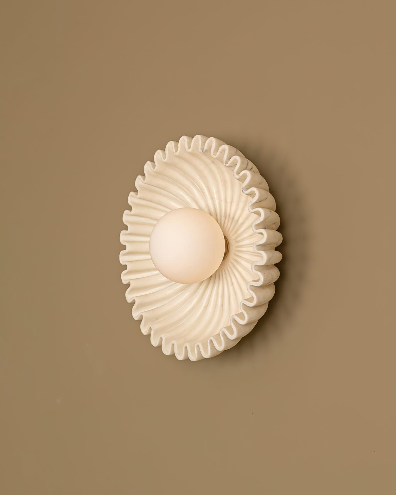 Plastic Lampshade Ceramic Flower Wall lamp M184