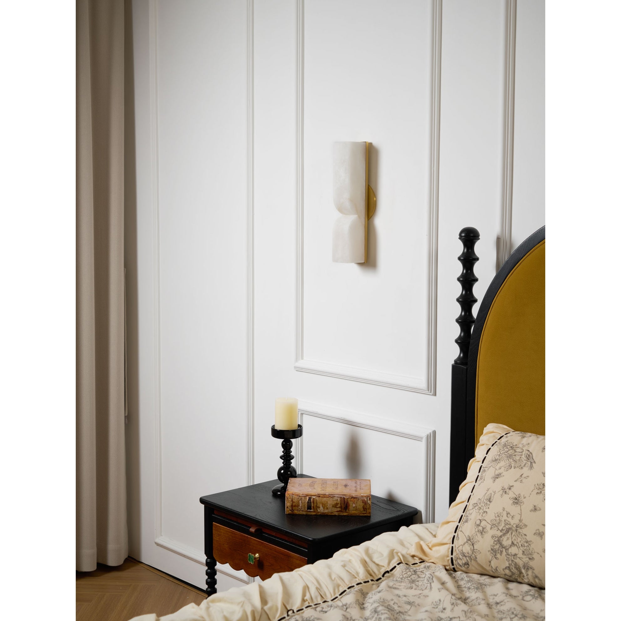 Rectangular Alabaster Wall Lamp T1863