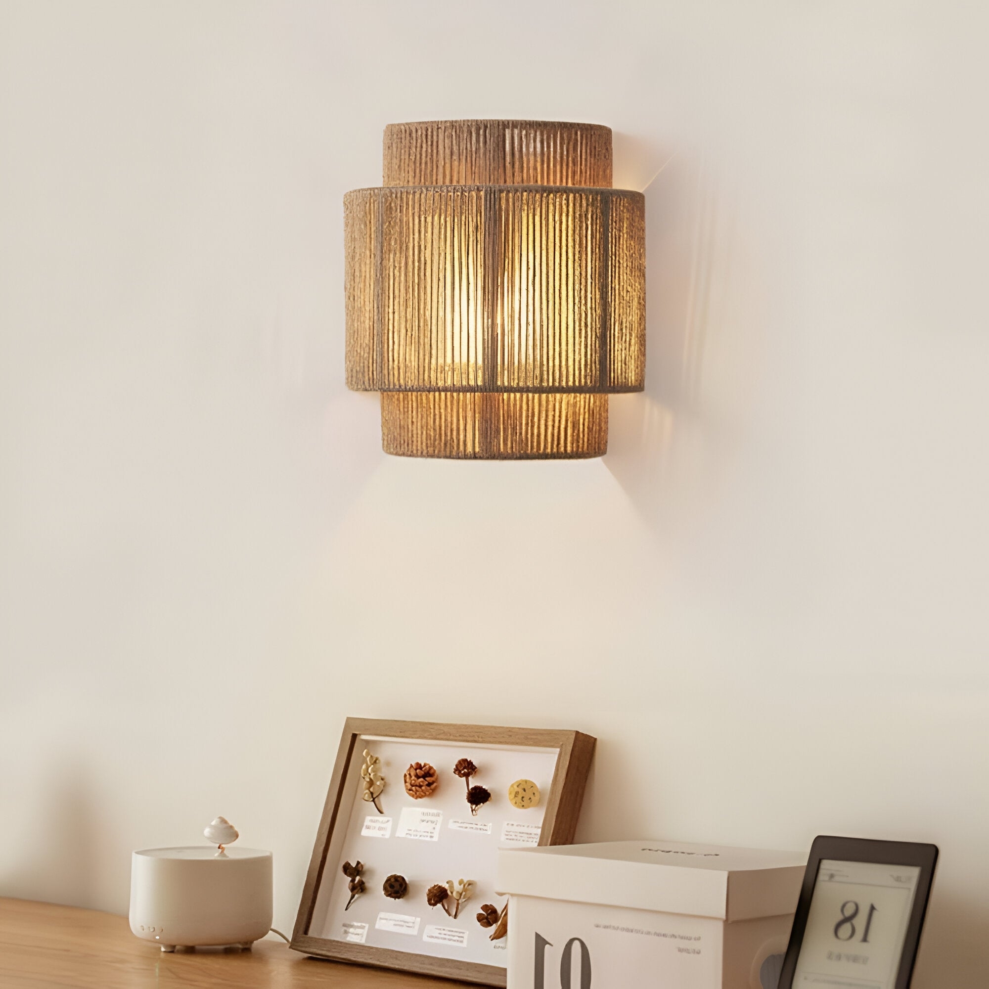 Bohemian Vintage Hand Woven LED Wall Light T2018