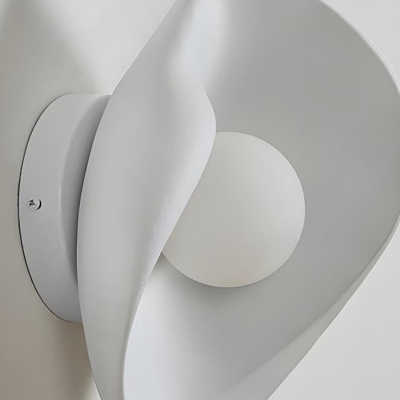 Goviena Modern Cocoon-Shaped Wall Sconce - Minimalist Decorative Wall Lamp for Bedroom and Hallway T2254