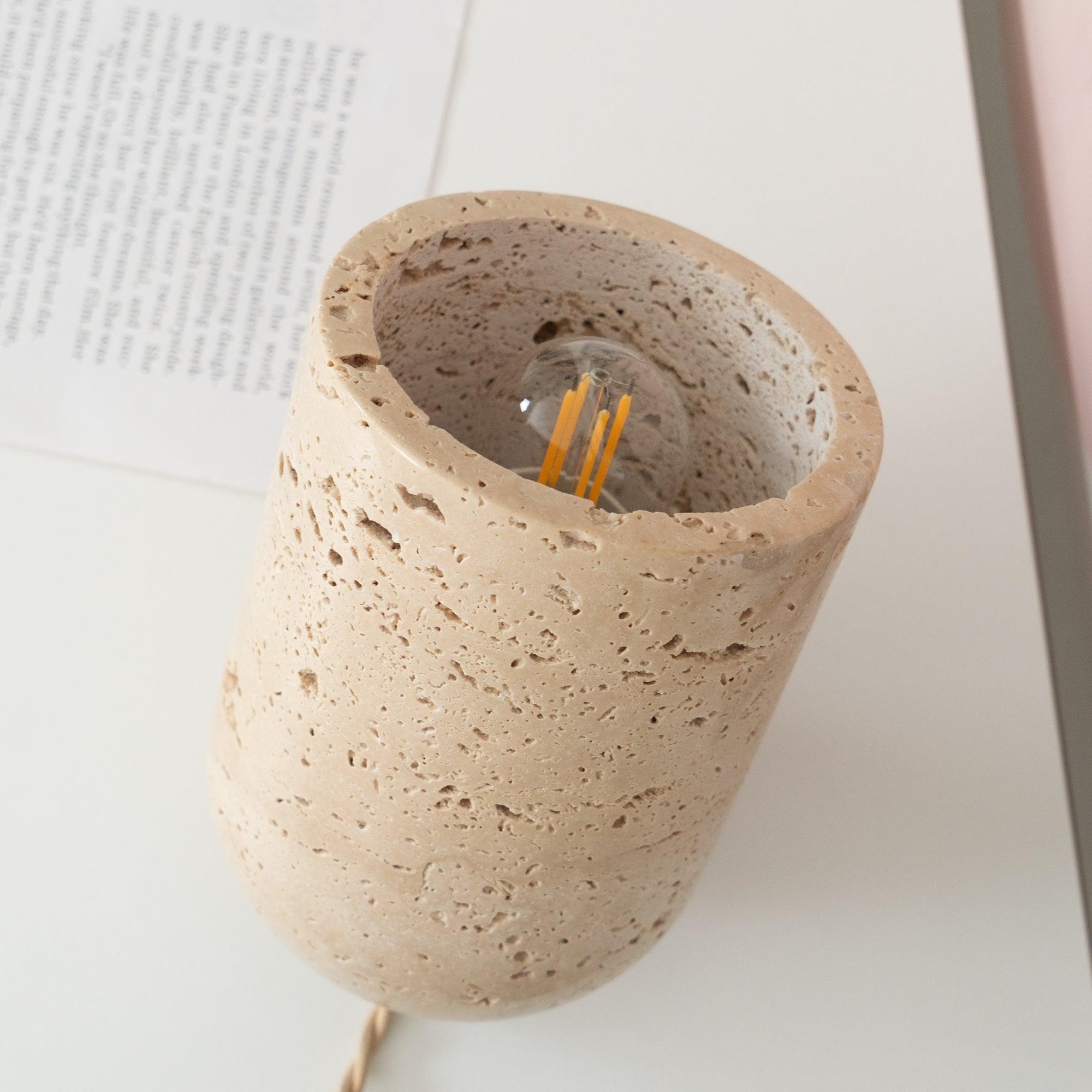Amidori Travertine Table Lamp T2117