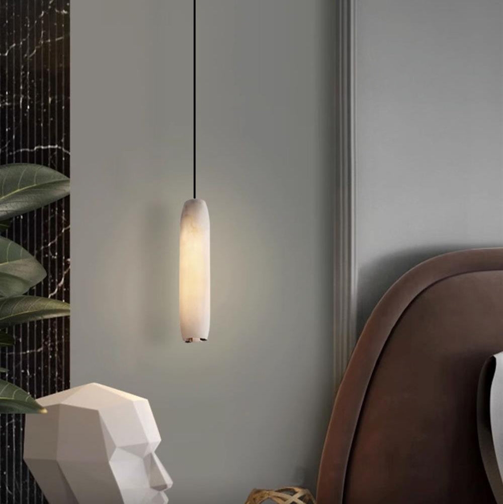 Alabaster Flute Pendant Light T1660
