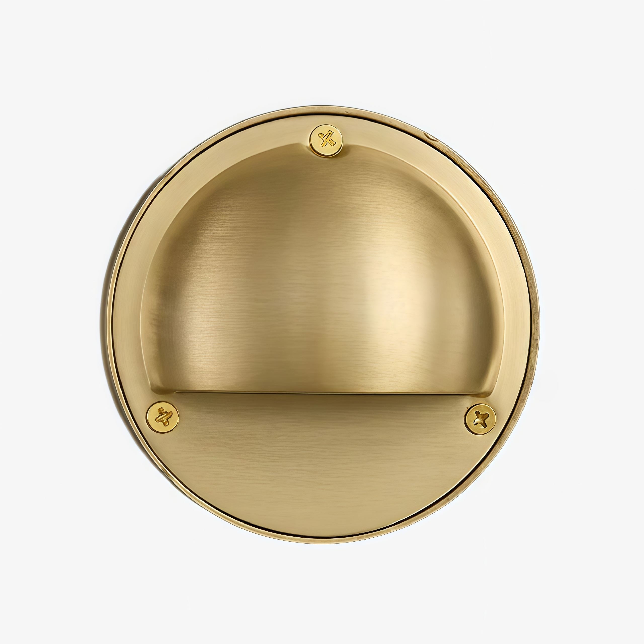 Ardelume Industrial Brass Wall Lamp - Weathered Metal Minimalist Indoor Sconce for Bedroom or Entryway T1207