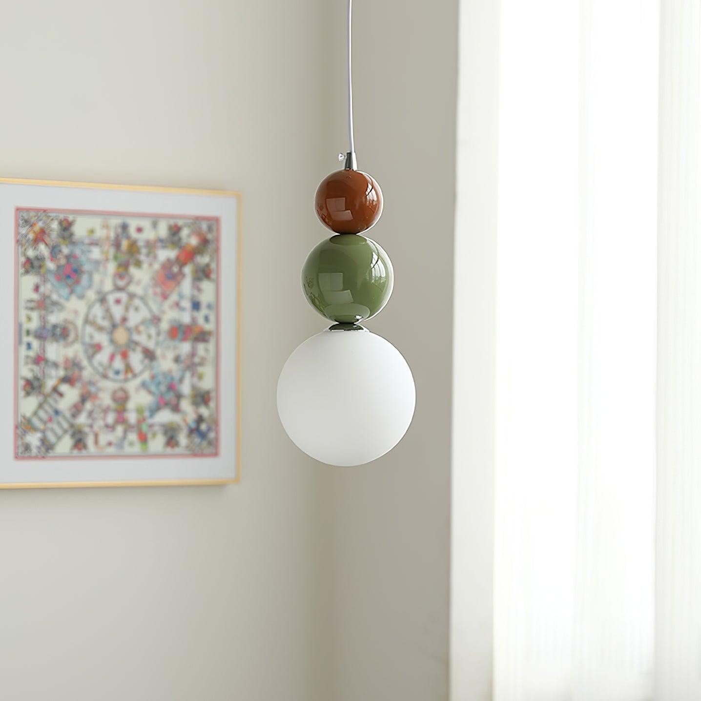 Nordic Cream Modern Simple Dot Pendant Lamp M285