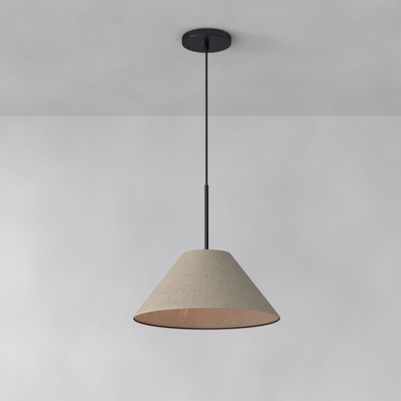 Conica Clean Line Glass Cone Pendant Fixture - Modern Bar Counter T104