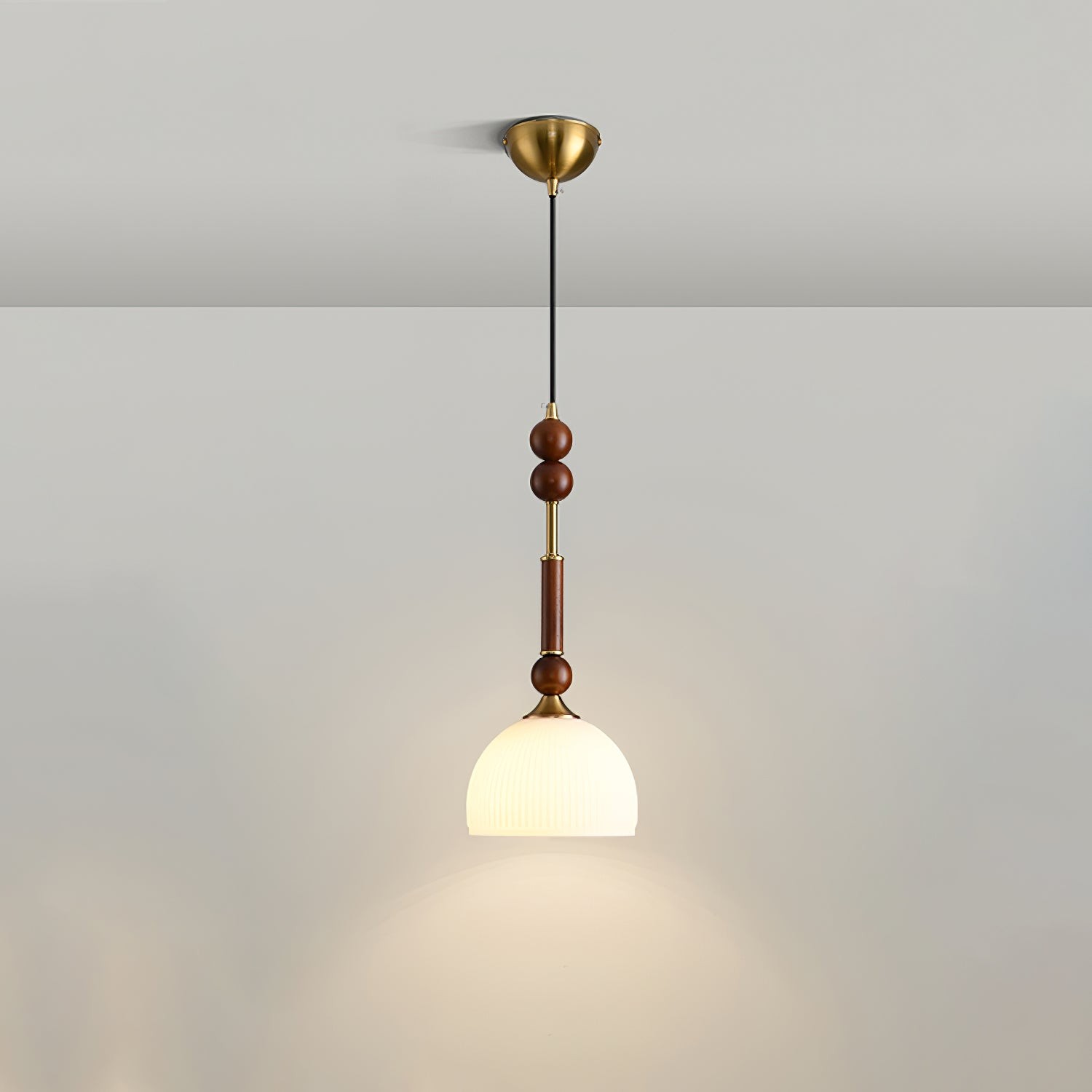 Retro Solid Wood Series Pendant Lamp M420