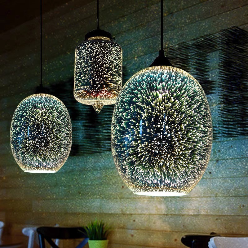 Modern 3D Colorful Nordic Pendant Lamp(Blue Version)
