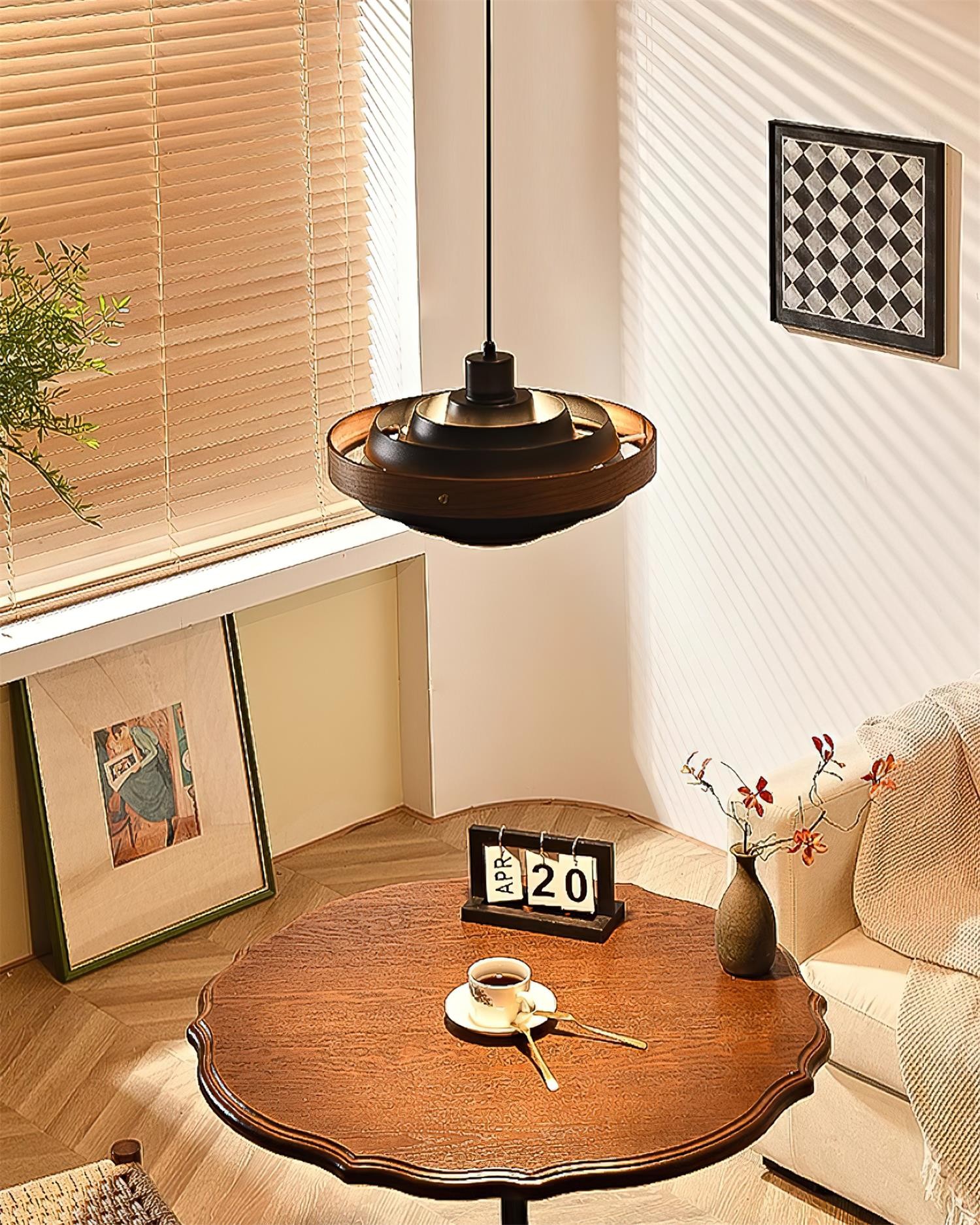 Layervelle Nordic Multi-Tiered Drum Shade Pendant Light M178