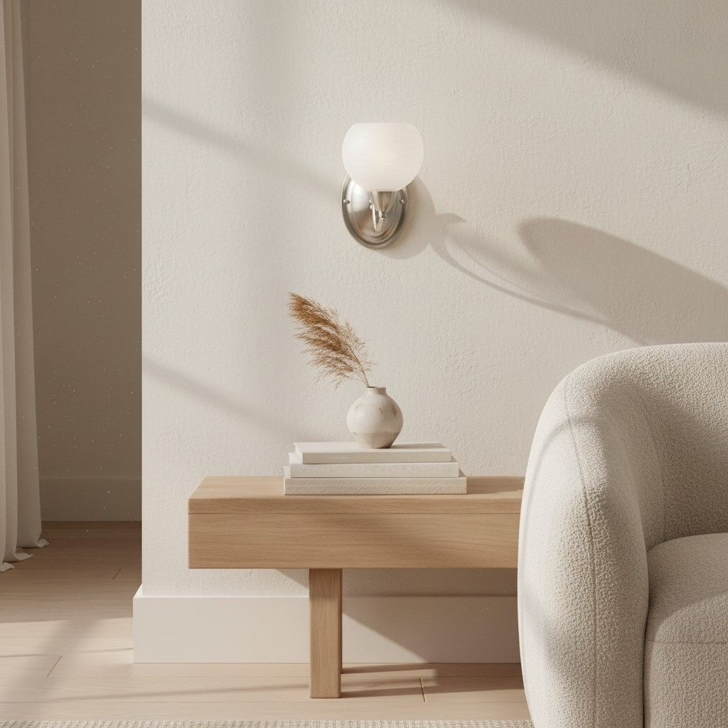 Armicora Modern Curved Wall Light - Elegant Decorative Fixture for Living Rooms & Bedrooms T977