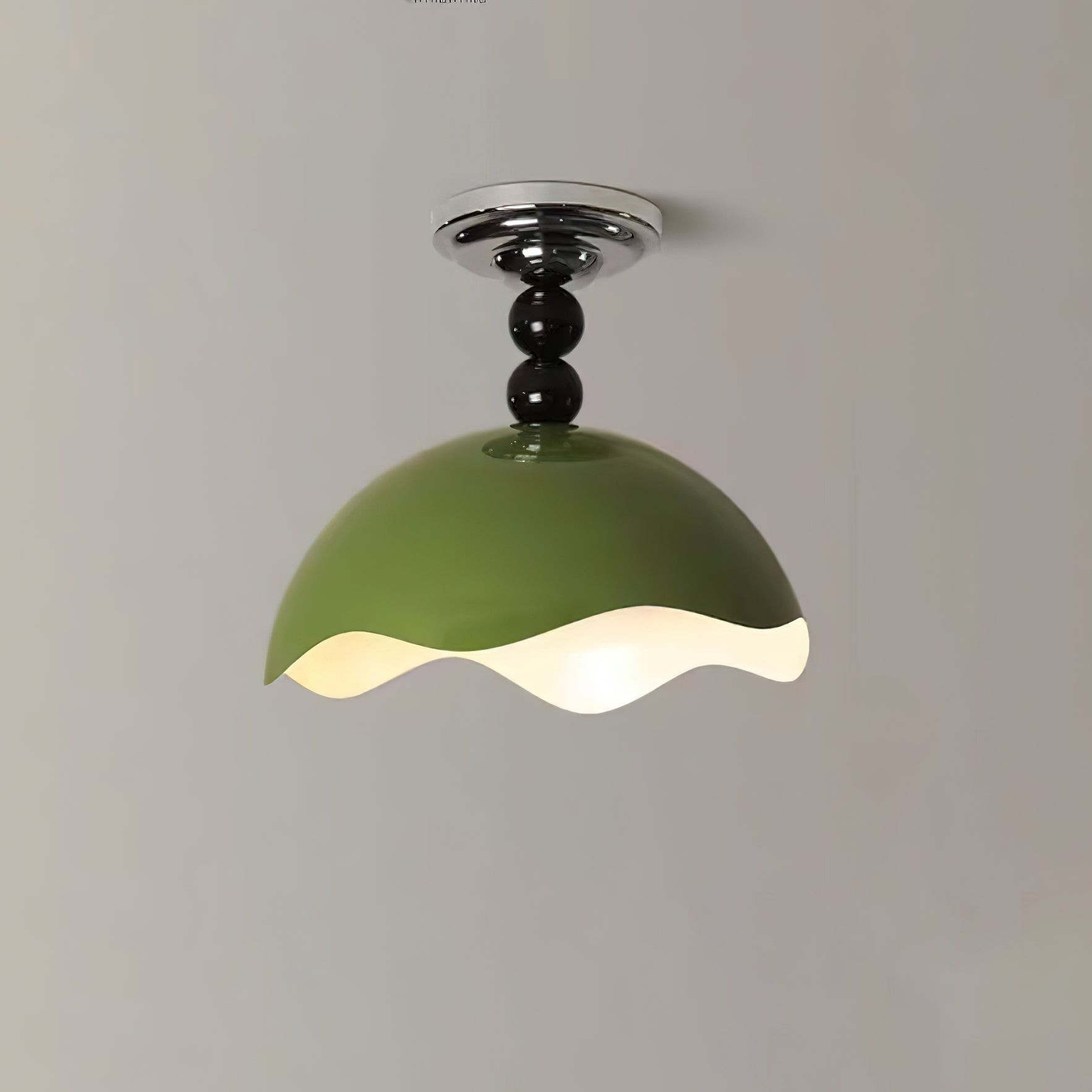 Modern Wave Crest Metal Ceiling Lamp M484