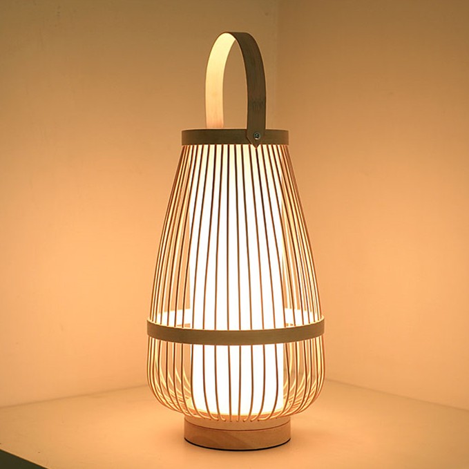 Tatami Zen Art Bedside Table Lamp