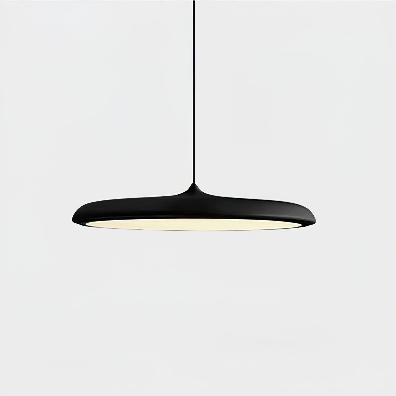 Modern Metal Saucer Pendant Light – Slim Design with LED Lighting M45