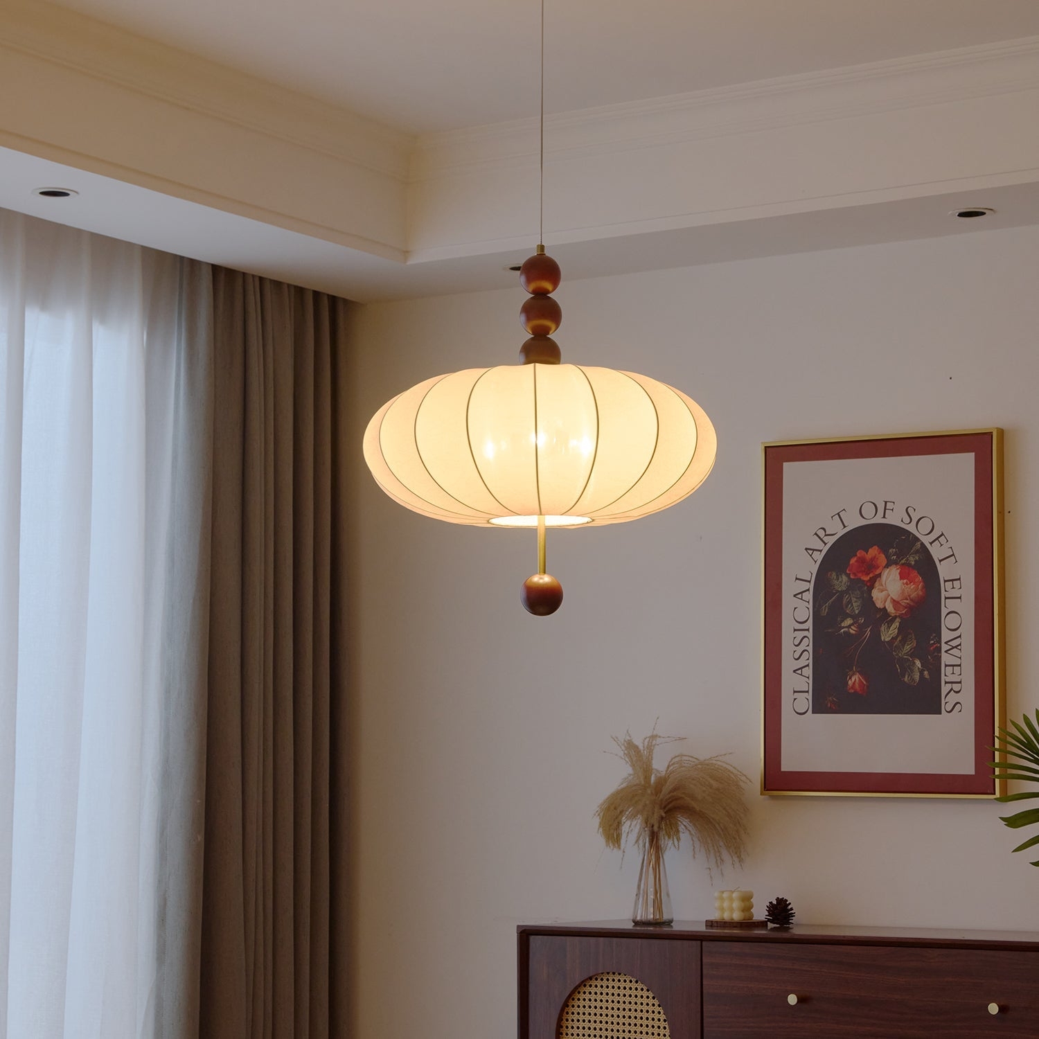 Adelaide Fabric Pendant Light T1574