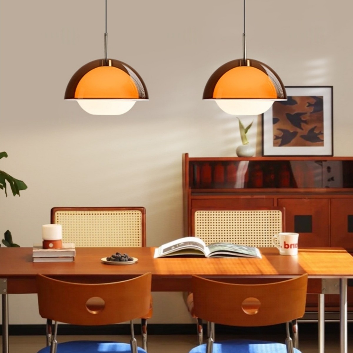 Sunset Inspired Acrylic Pendant Lamp – Warm & 3-Color Options S255
