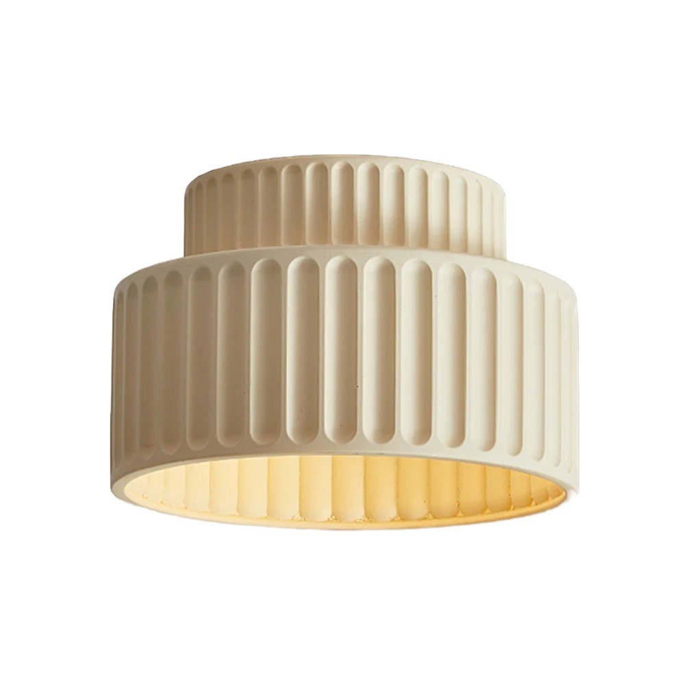 Modern Solid Color Recessed Resin Ceiling Lamp S177