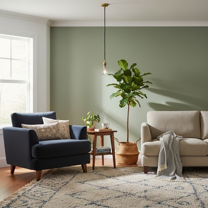 Plaitar Modern Brass Pendant Light - Minimalist Ceiling Fixture with Braided Cord for Hallways T993