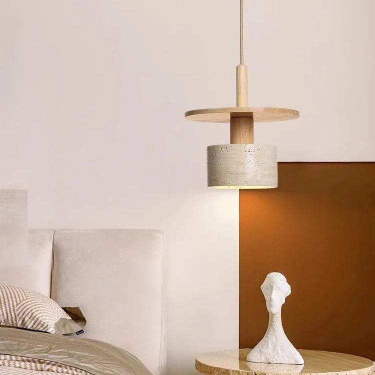 Travertine Vintage Retro Style Pendant Light T2148