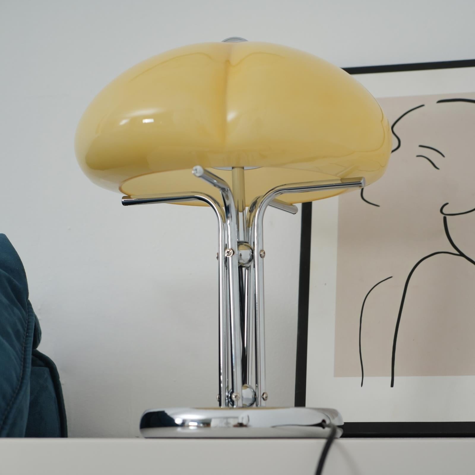 High-Grade Bedroom Bedside Mushroom Glass Table Lamp M175