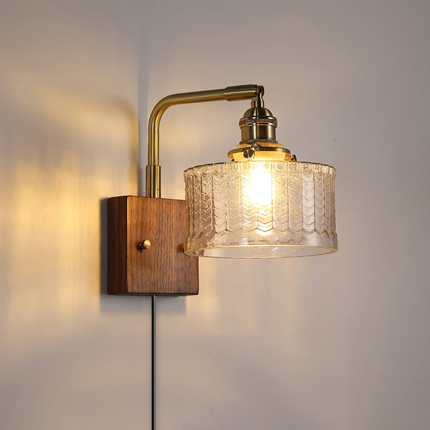 Vintage Plug In Wall Lamp for Bedroom M70