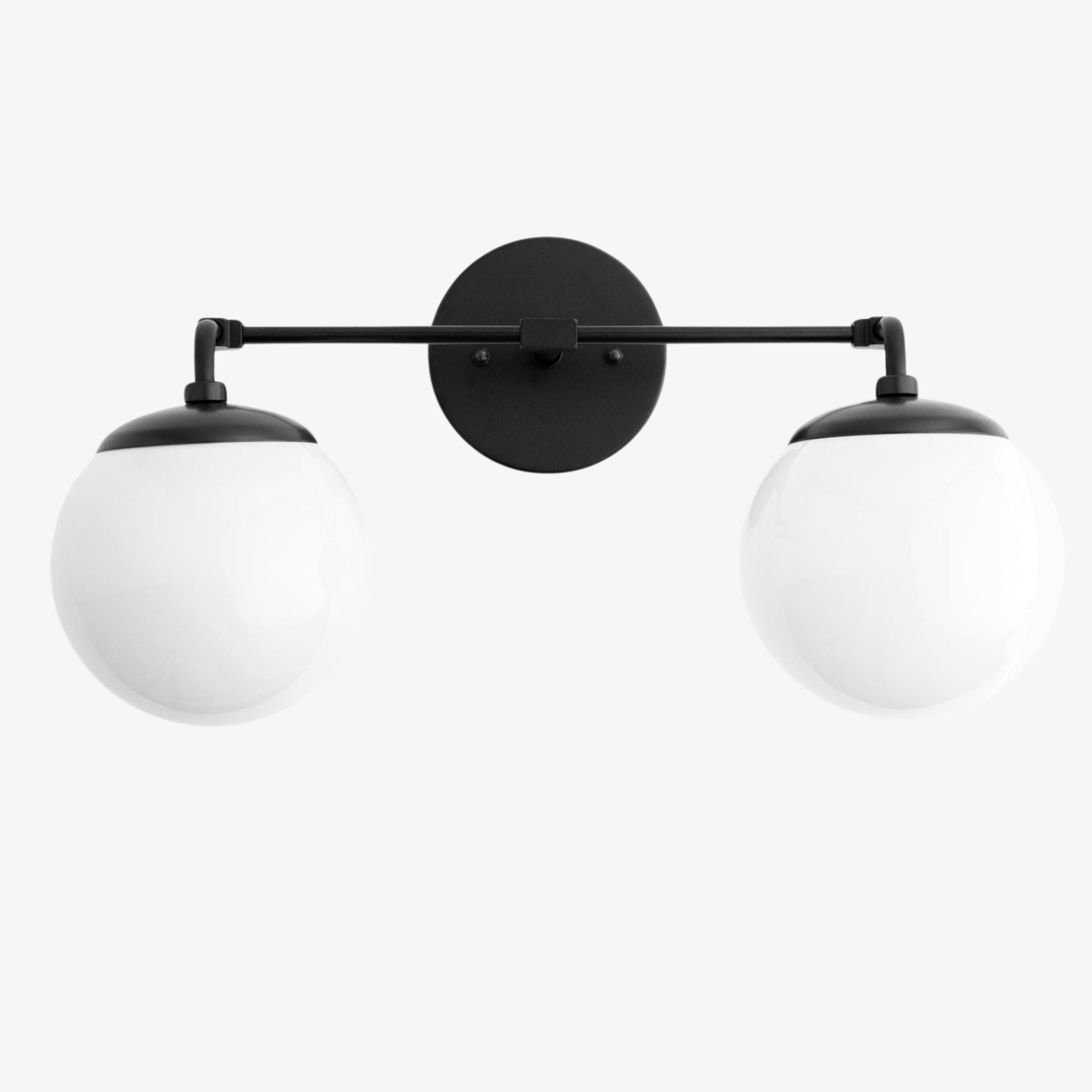 Glorica Glass Wall Sconce - Modern Vintage Vanity Light Fixture T376