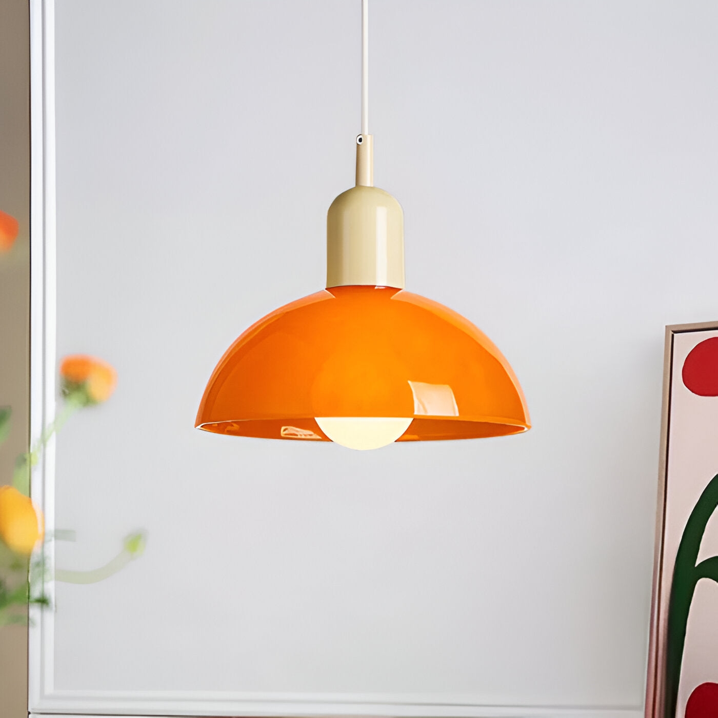 Aurora Nordic Colorful Bowl Pendant Light T2040