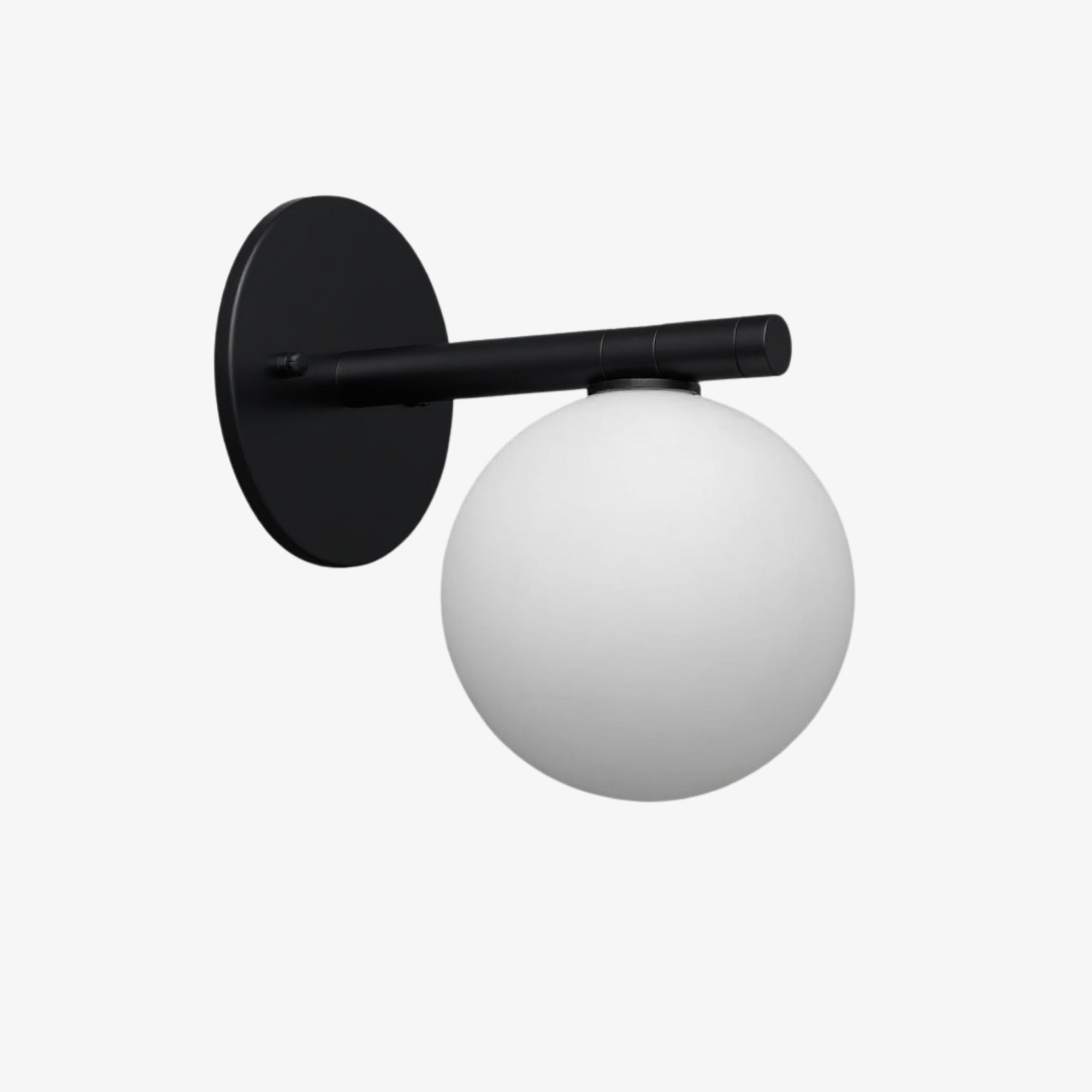 Glorica Glass Wall Sconce - Frosted Globe Light T397