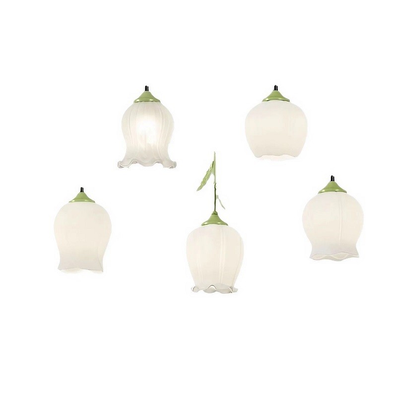 Nordic Flower Bud Glass Pendant Light S89