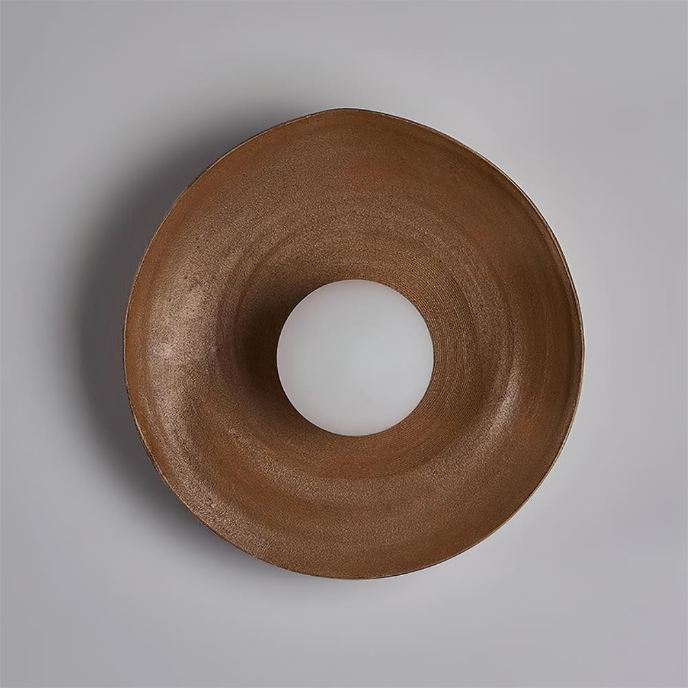 Retro Irregular Round Wall Lamp M103