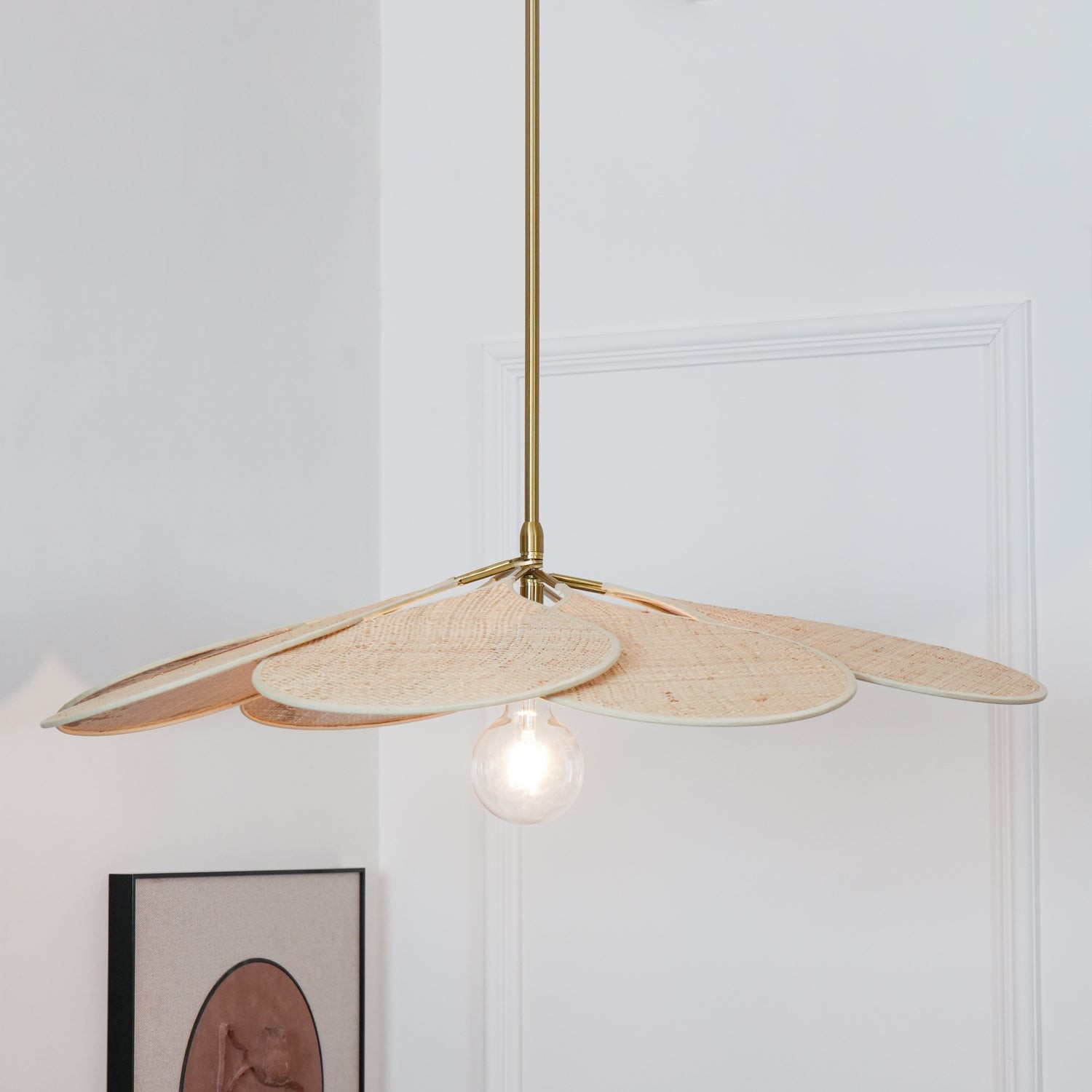 Petals Bloom Rattan Pendant Lamp M428