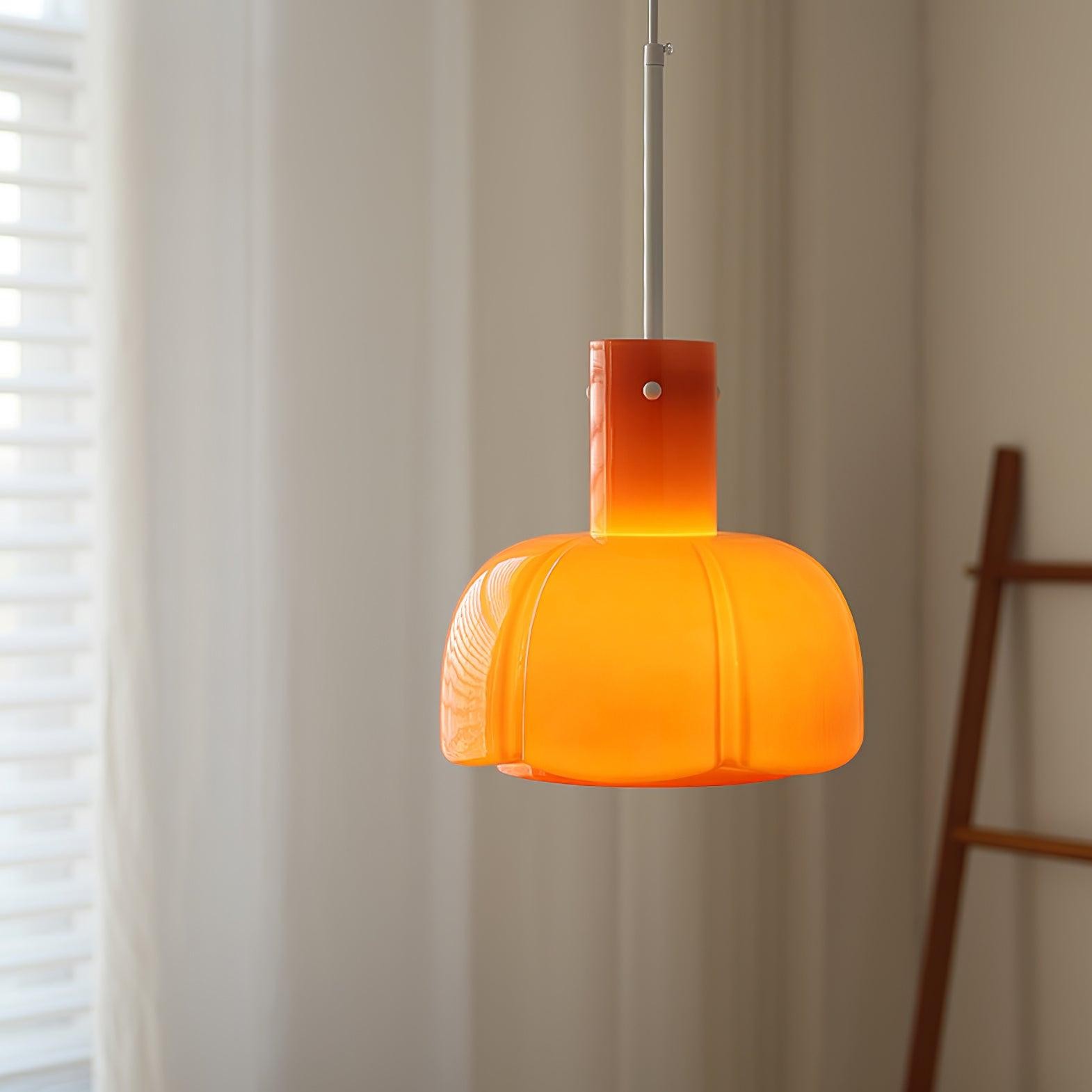 Medieval Style Glass Bud Pendant Lamp M352