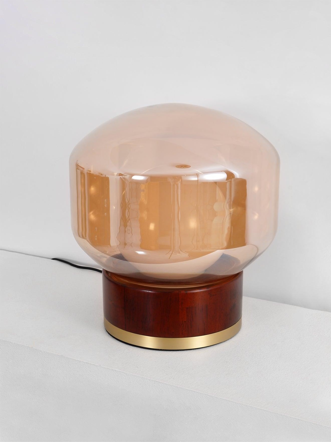 Simple Creative Wood Orb Table Lamp M423