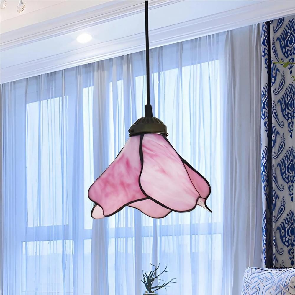Tiffany Style Flower Glass Pendant Lamp S82